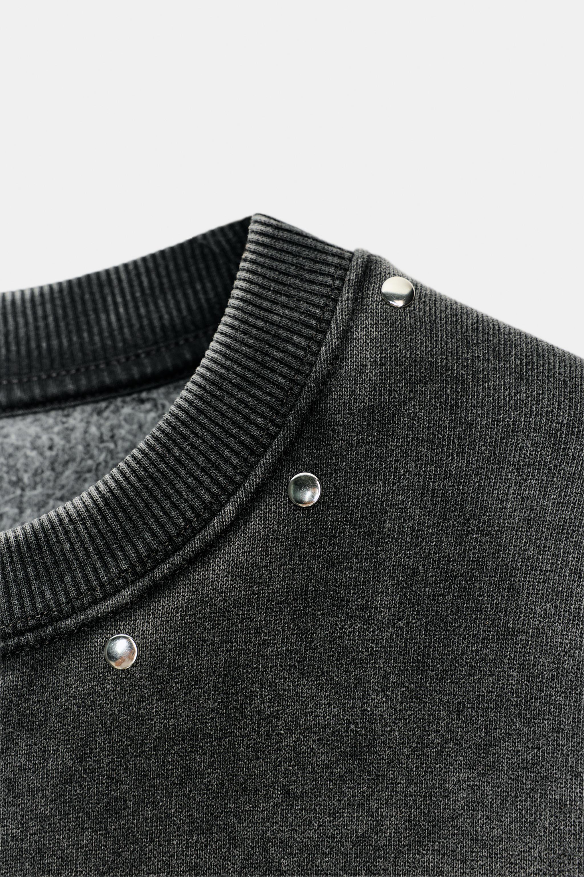 WASHED TEXT SWEATSHIRT